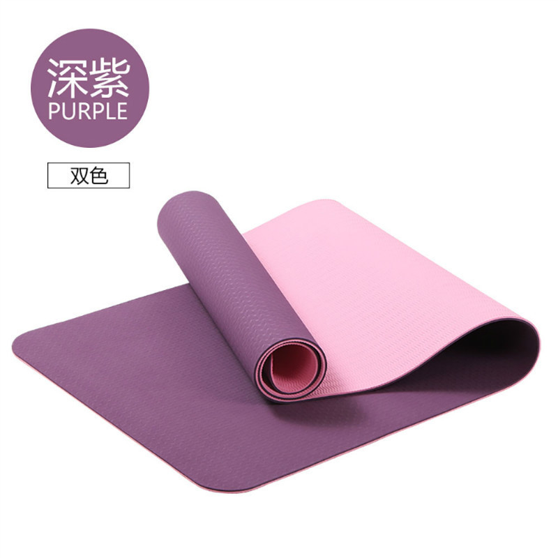 TPE环保防滑瑜伽垫 健身垫 哑铃呼啦圈高弹拉力带三件套瑜伽装备套装
