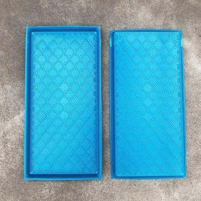 9寸蓝色机插盘 50g/张 100张 9寸机插育秧盘水稻育苗盘7寸秧苗盘谷种稻秧盘插秧机插秧平盘软盘