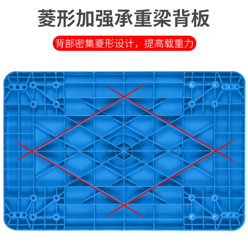 新越昌晖全新PP原料车板加厚尼龙推车面板耐磨防滑板车板面四角加固防撞 60*90承重约600斤JY300