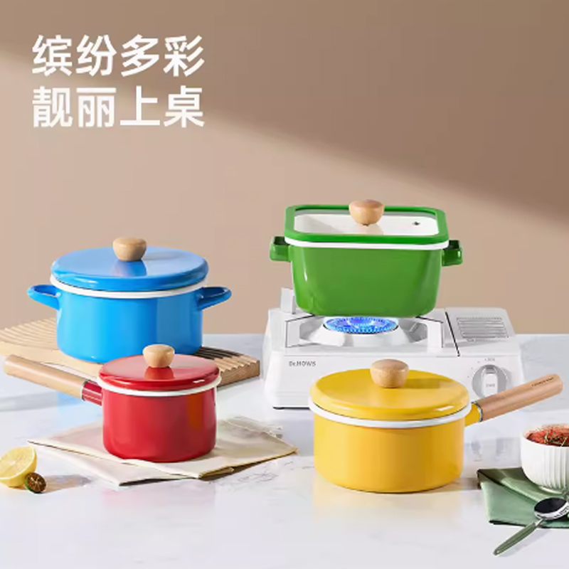 炊大皇日式珐琅方型汤锅20cm CK73433.高清大图