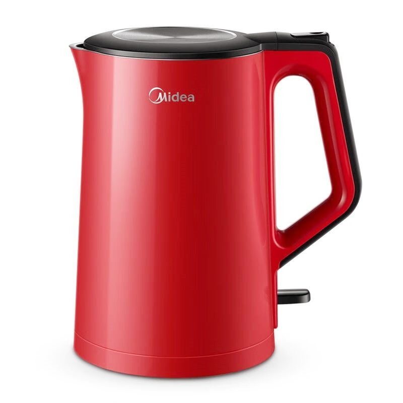 美的(Midea)电热水壶防烫烧水煲自动断电 红色MK-SH15X1-100B高清大图