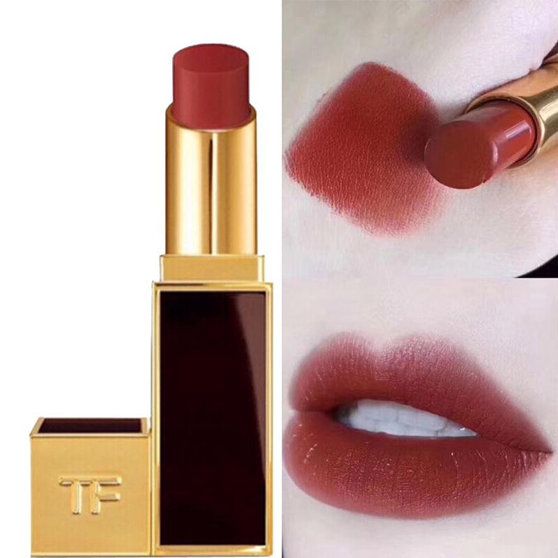 汤姆福特(TOM FORD)TF黑管黑金细管唇膏#27shameless砖红色3g