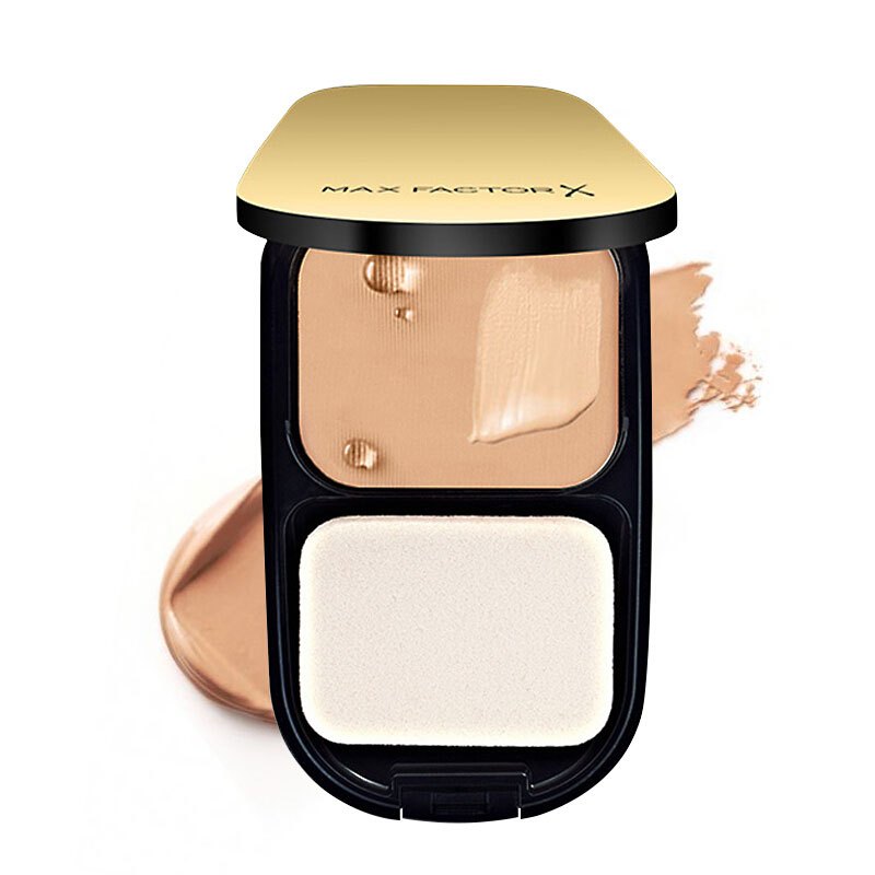 maxfactor蜜丝佛陀透滑干粉饼03润红色10g干湿两用遮瑕控油防晒定妆
