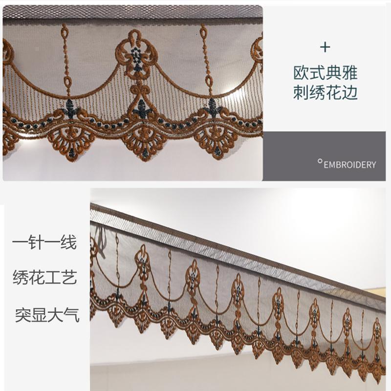 美帮汇新款防摔坐床拉链蚊帐1.5米加密蒙古包1.8m床公主风家用加厚支架高清大图