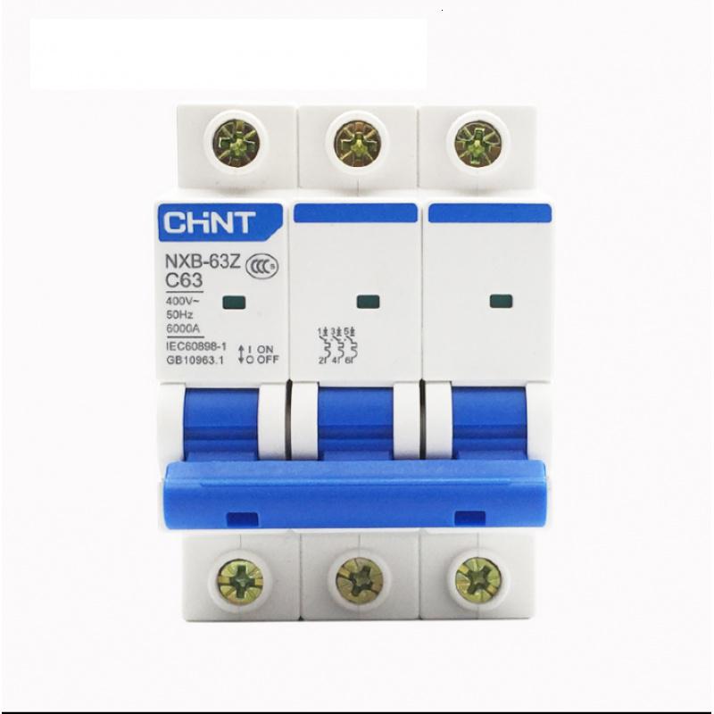 32a空气开关电闸100a家用63安断路器nxb-63 1p2p3p4p空开dz47 10a 4p