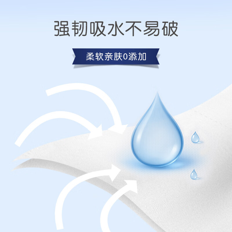 洁柔牌 擦手纸(挂抽)300抽2层(单包装)*6 JC217-06A高清大图