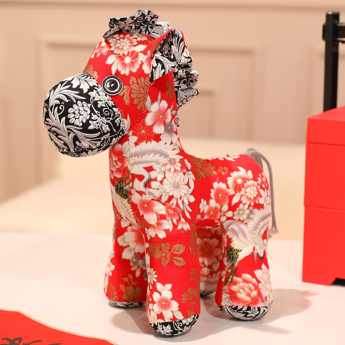 昶帛 民俗布艺马 22cm 个高清大图