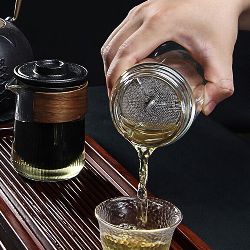 水宜生玻璃杯330ml商务简约弱碱透明冷饮热饮杯G501高清大图