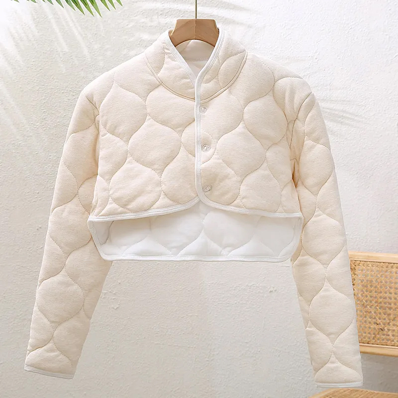 冬季护肩保暖睡觉棉质女士坐月子防寒长袖护肩颈神器护肩膀坎肩烈珺