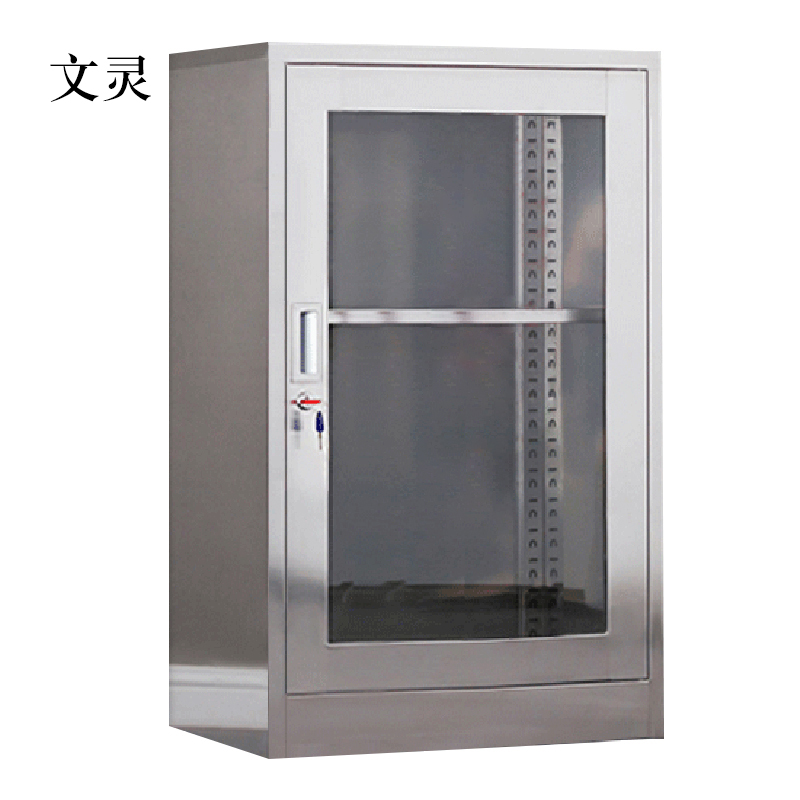 文灵304不锈钢消防装备柜室外用微型消防柜消防站消防器材应急器材柜201单门800*500*250