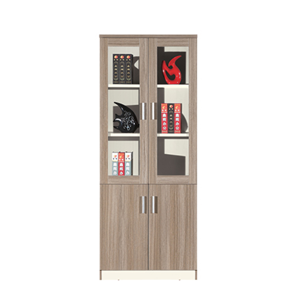 巨高木质文件柜书柜原木色