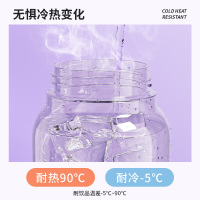 JEKO&JEKO 运动水杯健身男女吸管水壶tritan吨桶吨随手大肚太空杯子