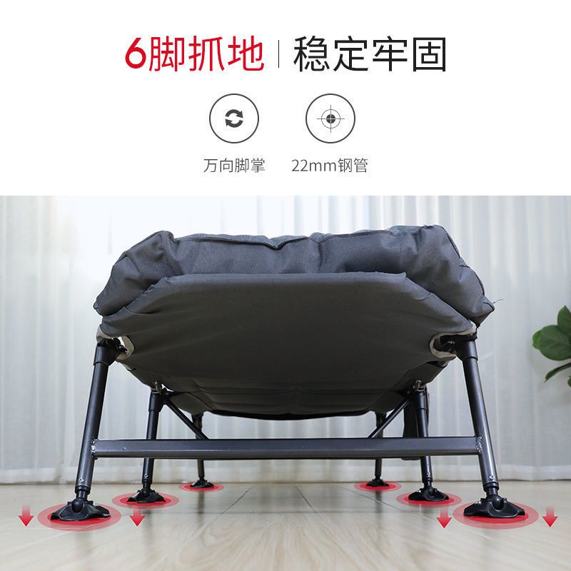 折叠床单人午休床躺椅网红床成人办公室简易行军家用便携午睡