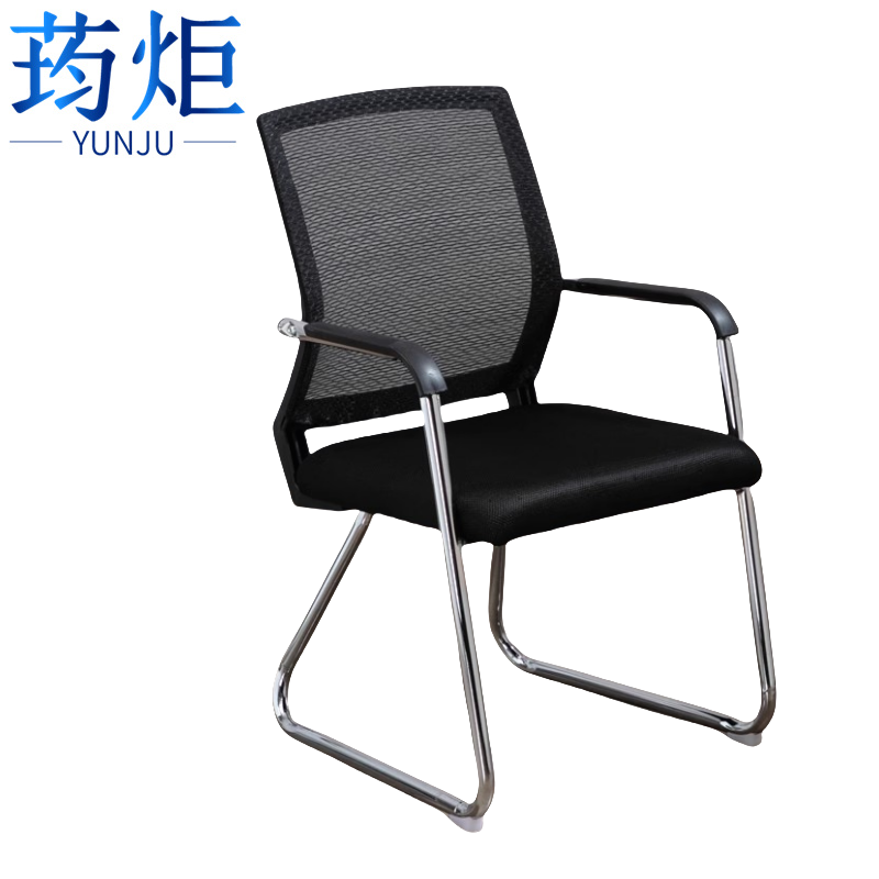 荺炬 办公椅黑色把高清大图