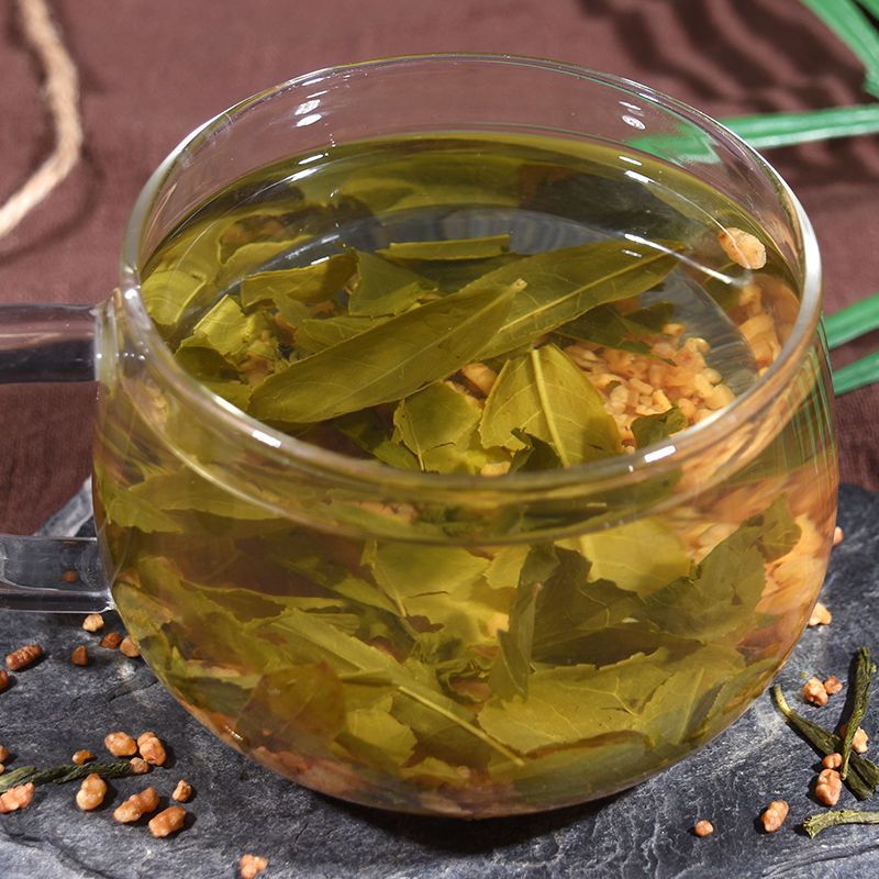 玄米茶糙米茶玄米绿茶玄米粒花茶日式寿司玄米绿茶散装玄米茶玄米茶