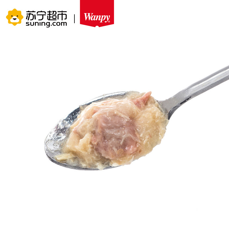 Wanpy顽皮狗湿粮幼犬活力营养鸡肉鸡胗鲜封包 80g狗湿粮狗狗罐头零食拌饭
