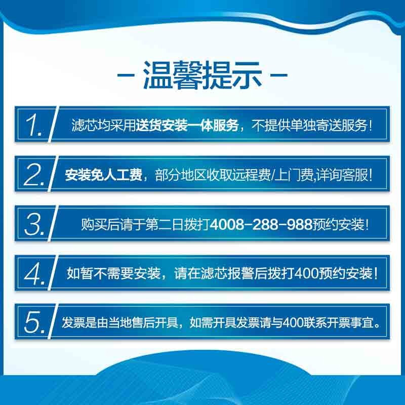 史密斯(A.O.Smith)净水器滤芯 第2级RO膜滤芯卡券350G 适用于R350MDD1