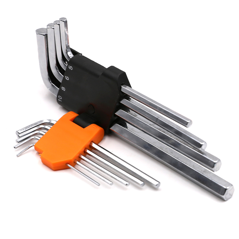维度WEDO成套内六角扳手特长球头(工业级)公制9件1.5-10mm WD258B /盒高清大图