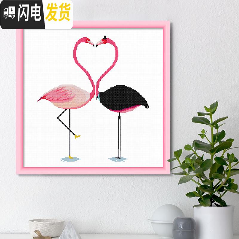 三维工匠十字绣新款客厅自己线绣小件满钻新手砖石画2019简单手工贴钻点 生态棉线绣新款[款号4079][60*60厘米]高清大图