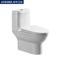 安华(ANNWA)卫浴虹吸式马桶卫生间家用抽水陶瓷坐便器节水防臭座便器地排喷射虹吸式马桶安华洁具马桶