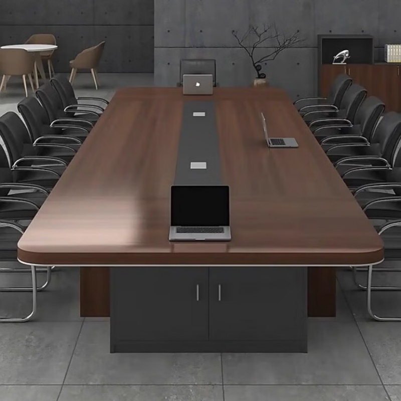 常喜悦 会议桌办公桌会议室大会议桌现代洽谈桌定制会议桌 CXY-Z006318-35高清大图