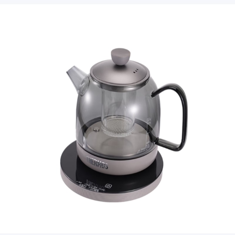 膳魔师钛茗茶养生壶EHA1605E 800W玻璃壶身底盘加热国产温控0.8L养生煮茶一体设计高清大图