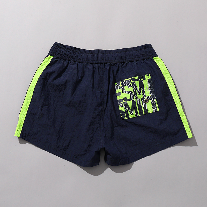 休闲泳裤男宽松速干沙滩裤海边度假泡温泉三分裤动感潮牌运动短裤视频