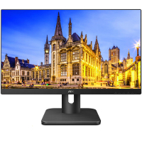 冠捷 AOC 24E1H 23.8英寸显示器 IPS技术广视角 HDMI接口 快拆支架 低蓝光设置 不闪显示屏 黑色