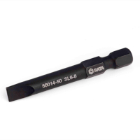 世达(SATA) 10件套1/4"系列50MM长机用一字批头3MM(SA59011-50)