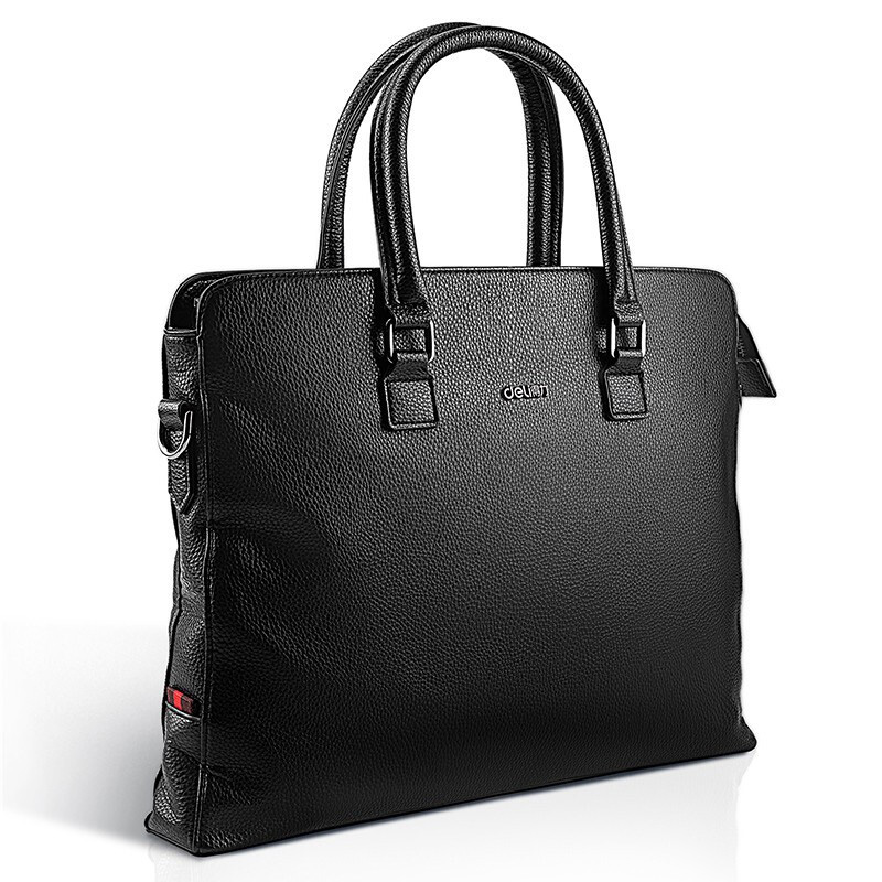 得力(deli)63757公文包 男女便携商务手 提袋文件包/电脑资料事务包高清大图