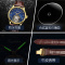 嘉年华(CARNIVAL)经典真陀飞轮机械表 男士时尚镂空防水手表男表夜光腕表星空定制表盘7006-A
