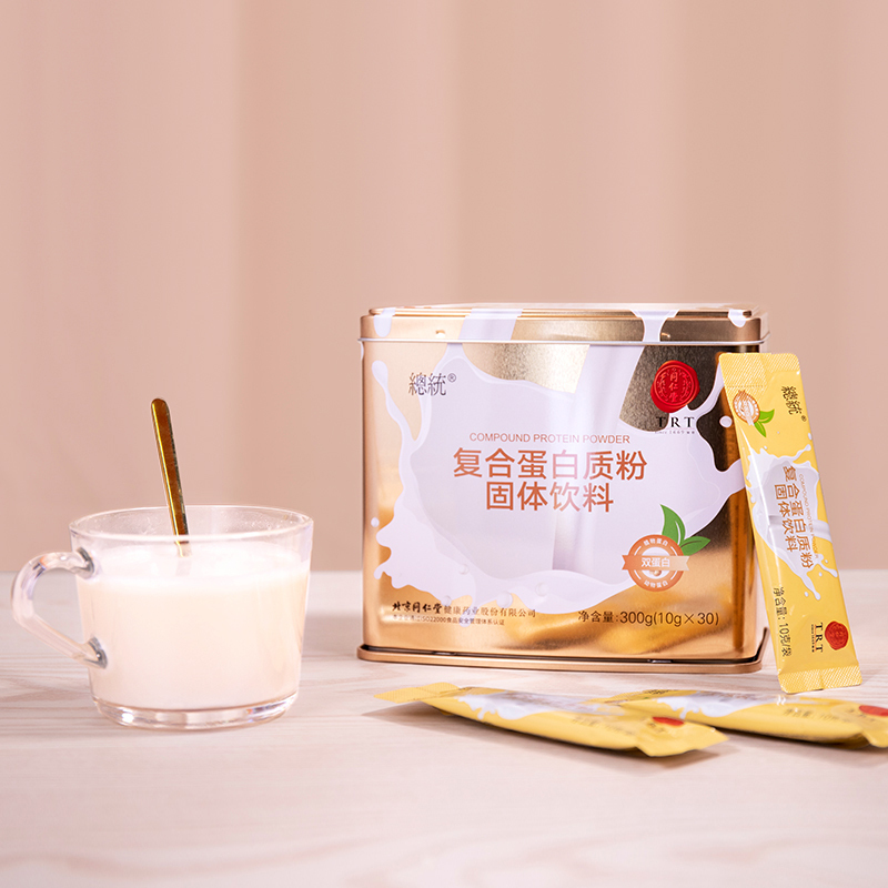 北京同仁堂蛋白粉300克(10克/袋*30袋)蛋白质粉动植物双蛋白