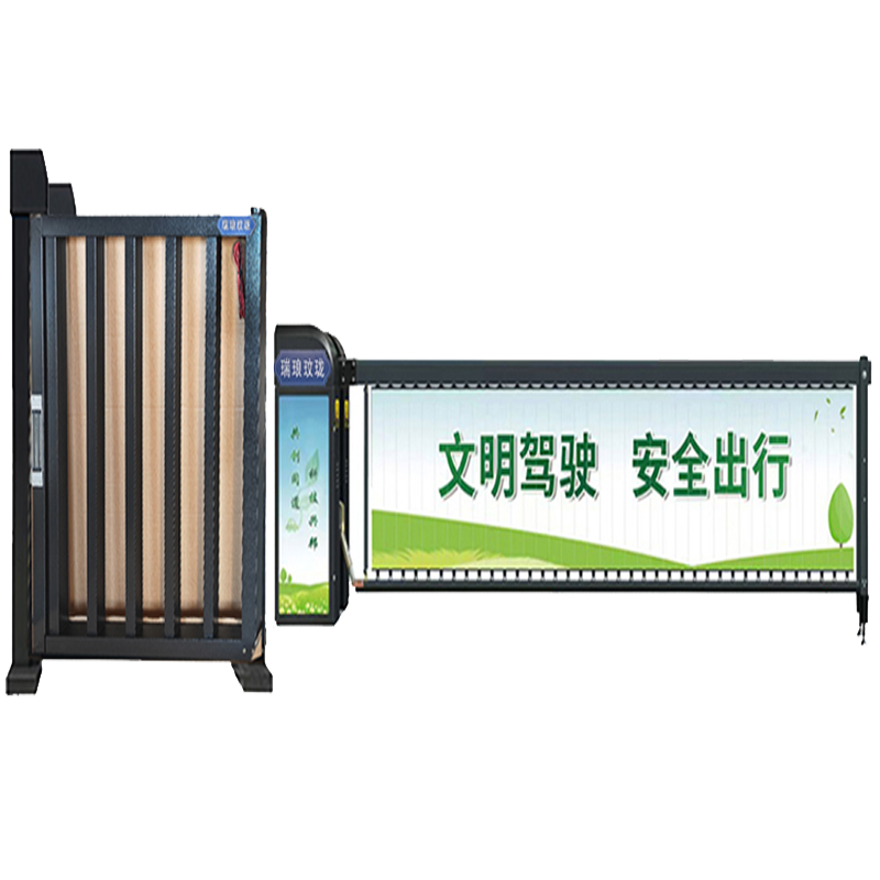 瑞琅玟珑 重型广告道闸人行电动门 RL-KD100 套高清大图