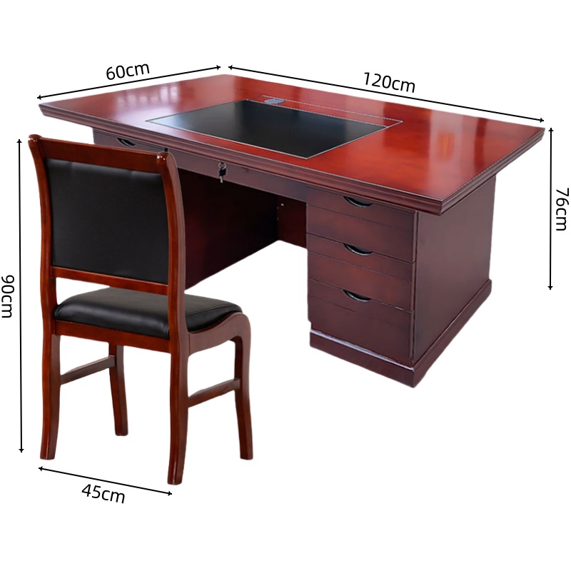 豫龙都职员桌1.2米+1椅套高清大图