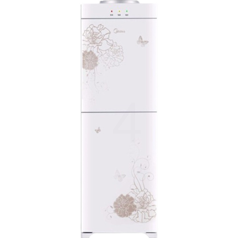 美的饮水机家用办公室立式柜式双开门温热冰热 白色温热 其他/other