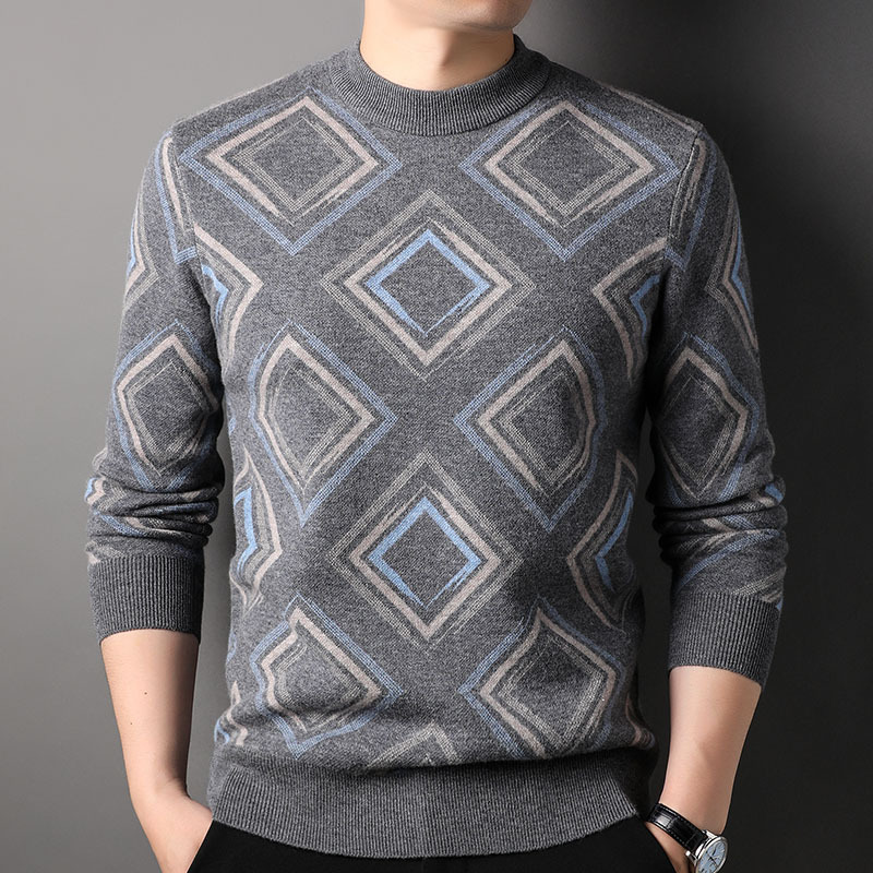 羊绒衫男士休闲加厚羊毛衣打底衫针织衫品牌官方旗舰店特卖多款任选