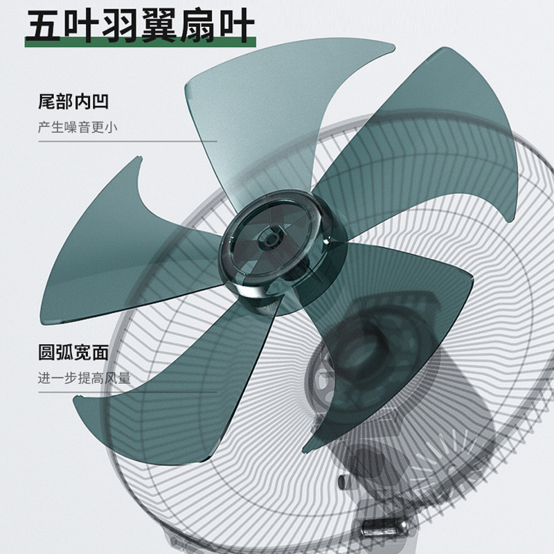先科电风扇落地式风扇台式家用立式电扇摇头学生宿舍落地扇 14寸机械款塑料叶高清大图