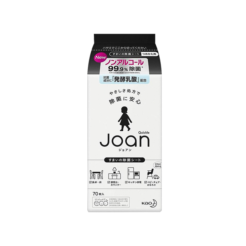 花王(KAO) Joan家居清洁除菌湿巾 替换装 70枚