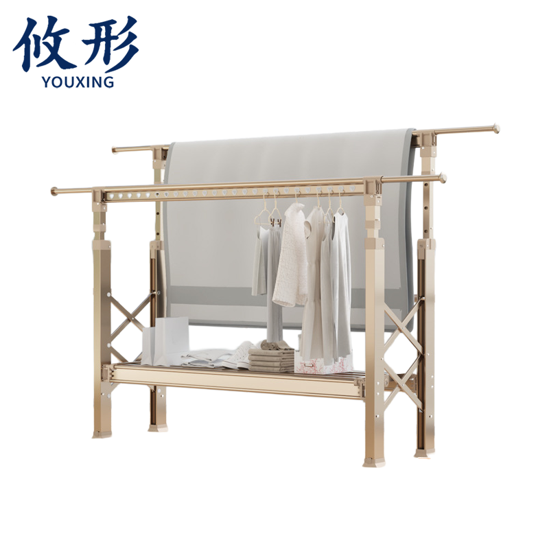 攸形 晾衣架 伸缩晾衣架250*45.5*150cm个