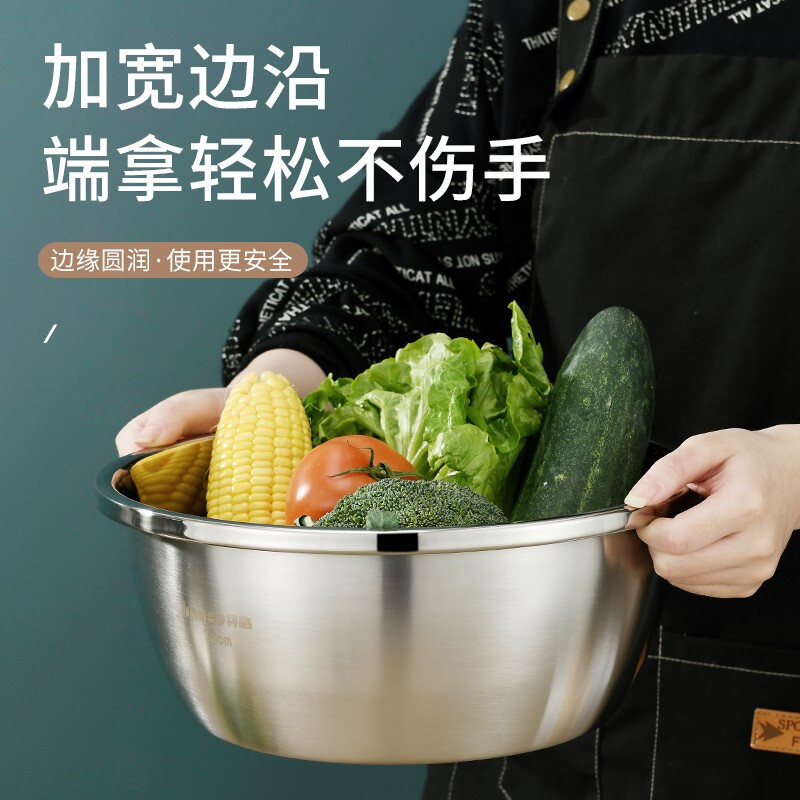 拜格(Bayco) 味斗盆蔬果盆5件套 标准款20C-26CM - BX6041
