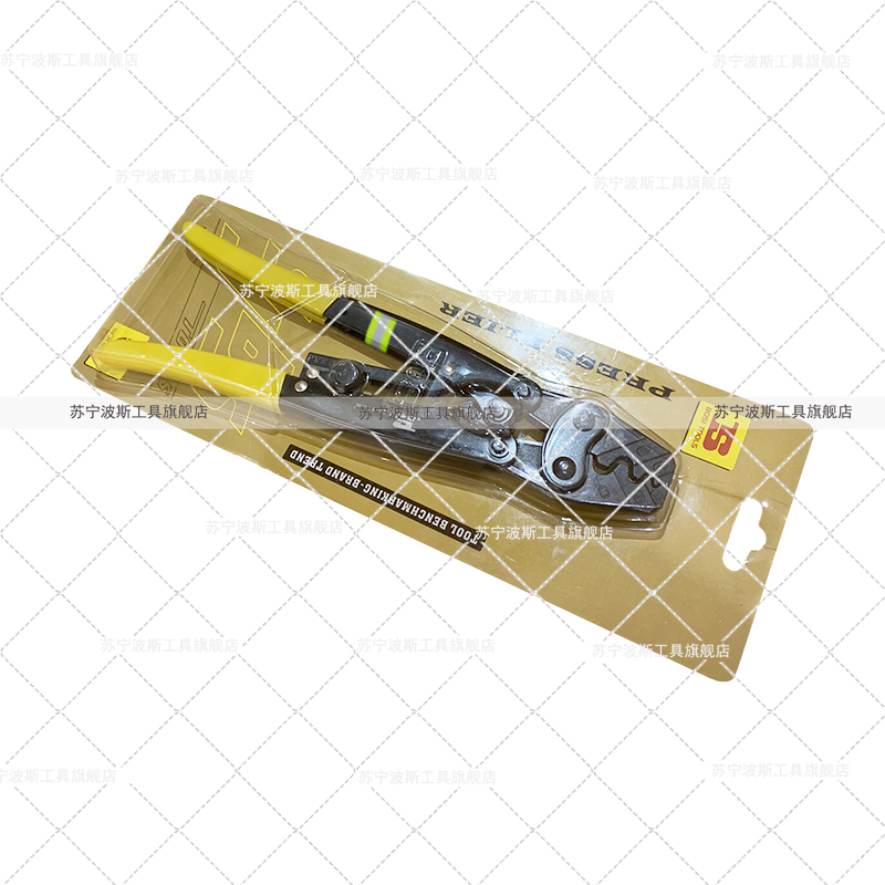 波斯(BOSI) 荧光系列棘轮式端子压接钳 1.25-16mm² 把高清大图