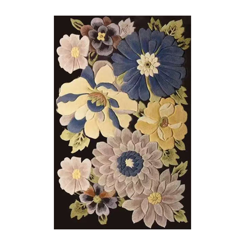 百晟长恒BSCH-41 花卉手工羊毛地毯1.5m*60cm(计价单位:块)拼色