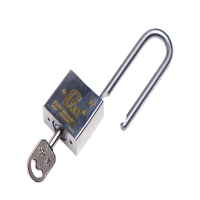 金岳 SR30mm-002铜芯28*30*15mm中梁37mm四方挂锁(计价单位:个)银色)