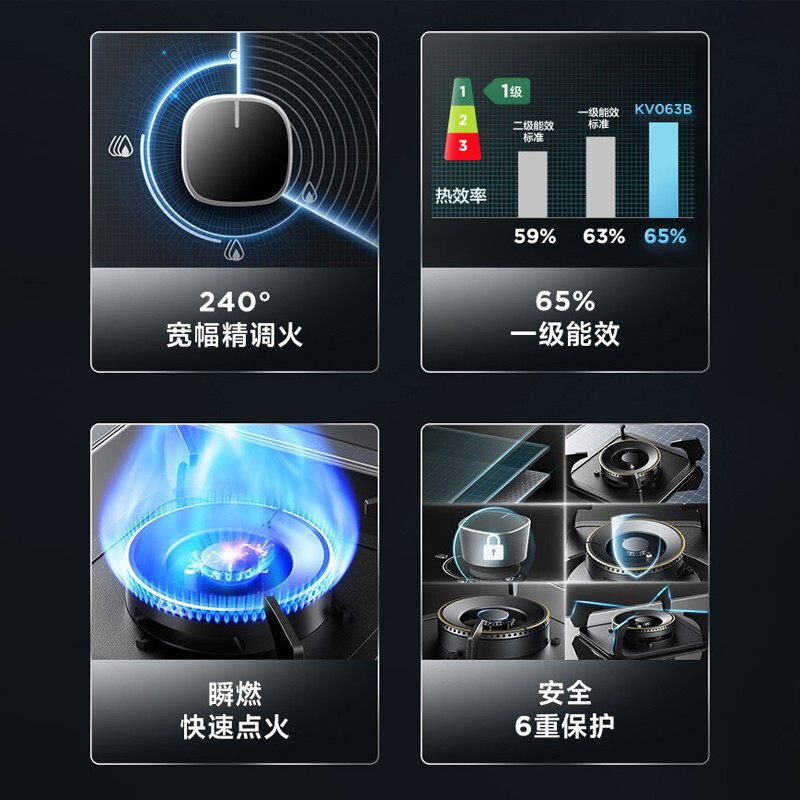 万家乐顶侧三腔变频抽油烟机25m³挥手智控自清洗烟灶5.0KW灶16升热水TAK8+KV063B+16RL6(T)天然气