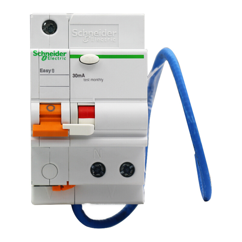 施耐德EA9R 1N C10A/30mA/AC类 漏电保护断路器