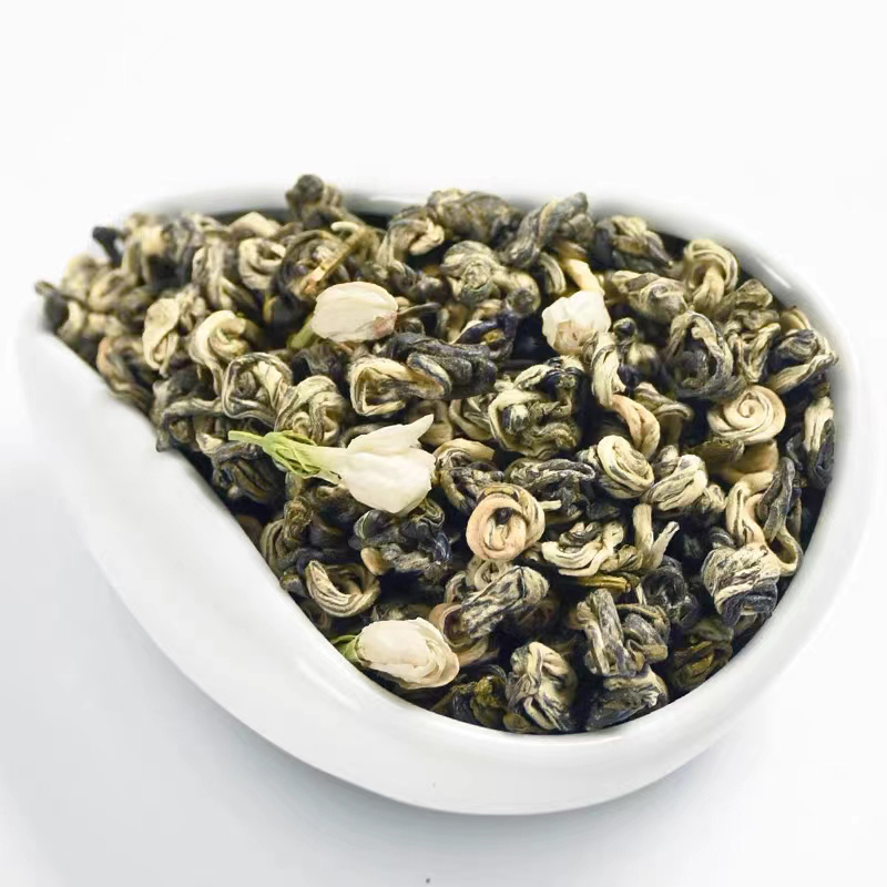 海汀园 茉莉花茶银螺 200g 罐