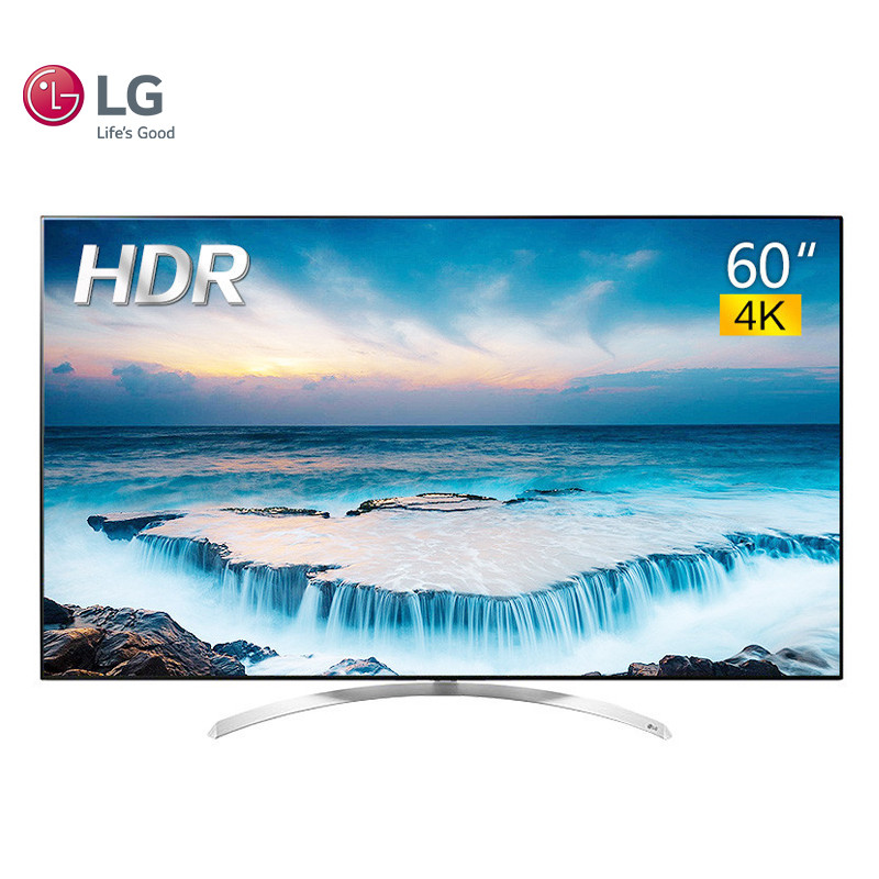 LG电视60SJ8500-CA 60英寸 4K超高清智能液晶电视 主动式HDR 无边硬屏彩电