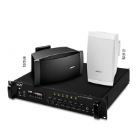 BOSE博士DS16s音箱2只+功放 定压定阻壁挂会议音箱背景音乐分区功放套装