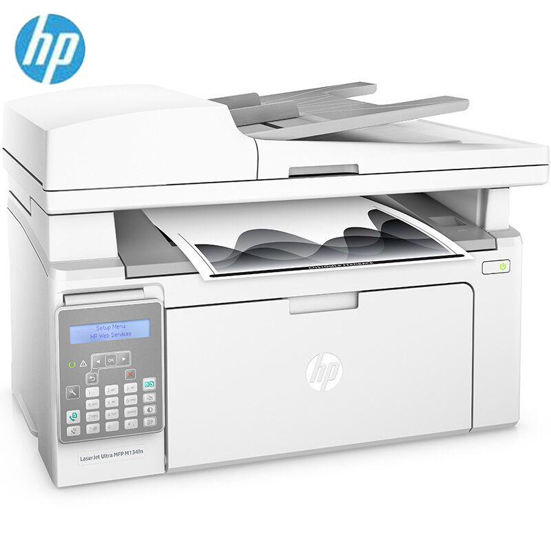 惠普（HP）LaserJet Ultra MFP M134fn 激光传真机-赠延长保修2个月