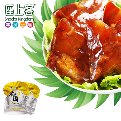[座上客 香卤牛蹄筋7袋]熟食牛板筋真空包装卤味卤菜零食约160g